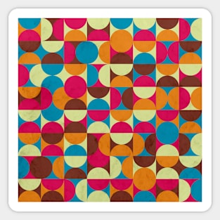 Energy Deco Retro Pattern Bubblegum Sticker